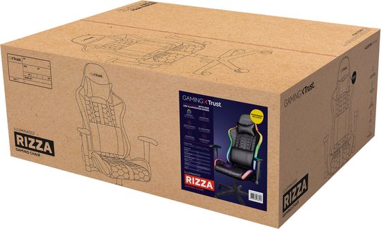 GXT 716 Rizza Gamingstoel met RGB-Verlichting - 68 x 53 x 135 cm