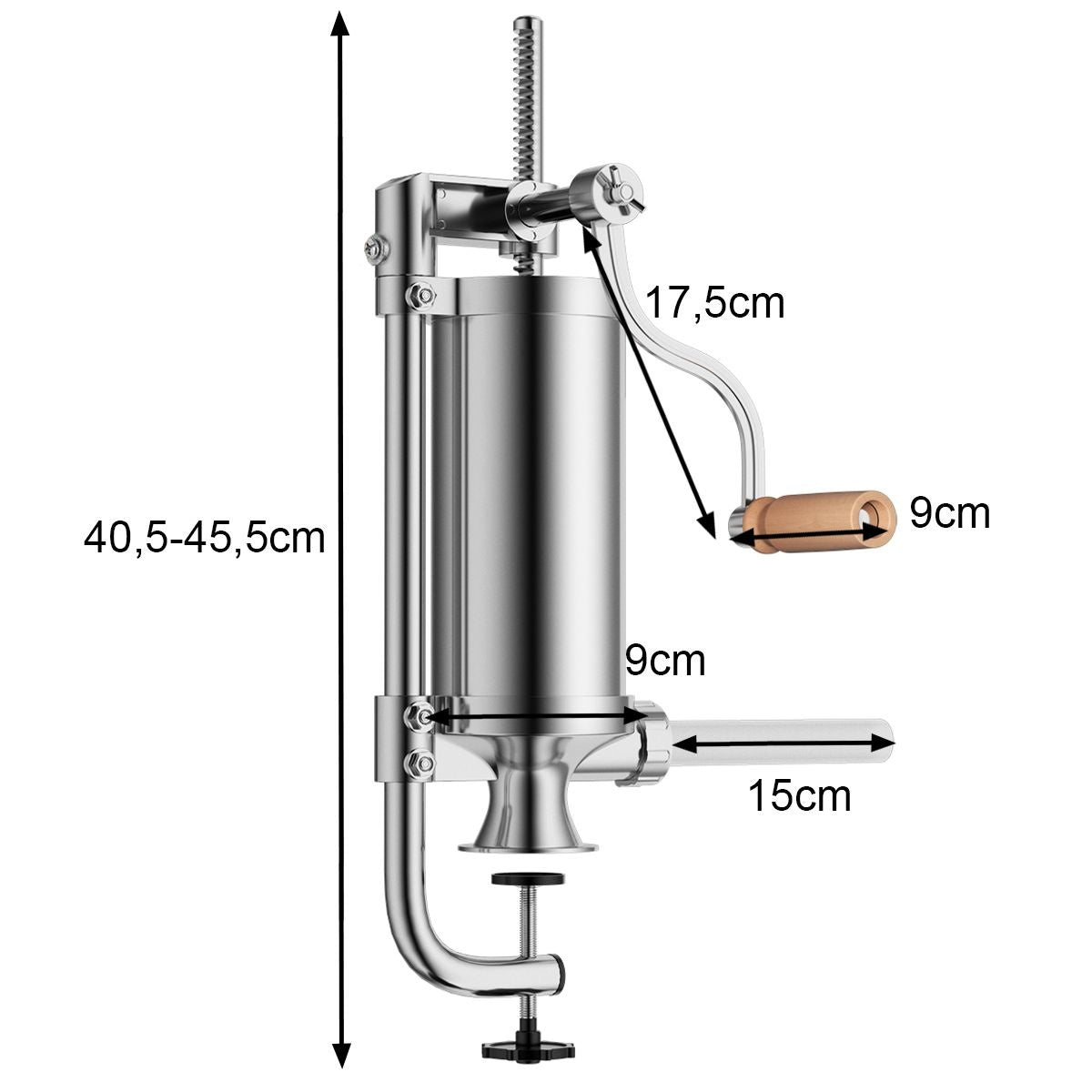 Coast Worstenmachine - Worstenspuit - INCL. 4 vulbuizen - 1,5L