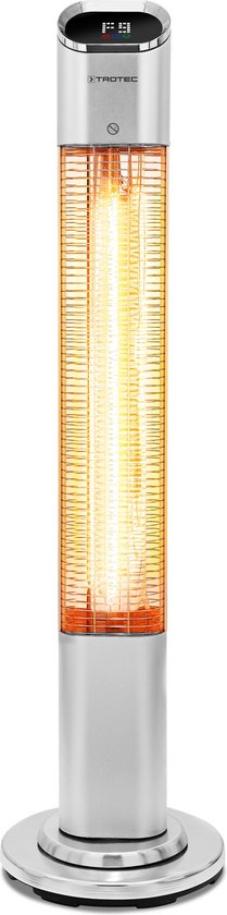 TROTEC Infrarood terrasverwarming IRS 2050 E - met afstandsbediening en 45° oscillatie