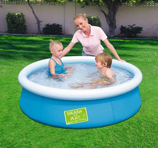 Splash And Play Kinderbad - Opblaasbaar - Rond - 152 cm - 477 Liter - PVC - Voor Tuin