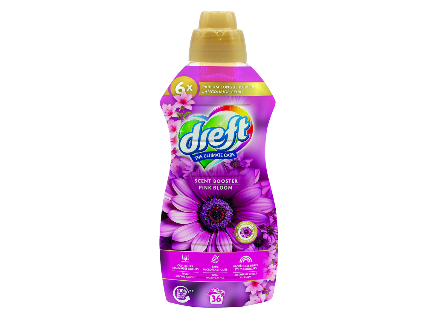 Dreft Vloeibare 9x Geurbooster Pink Eternal Garden – 720 ml – Langdurige Frisse Wasparfum En Stofverzorging