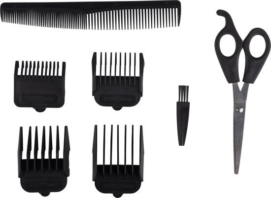 alpina Tondeuseset Haartrimmer - Trimmer Baard - 4 Opzetkammen - 8 Accessoires