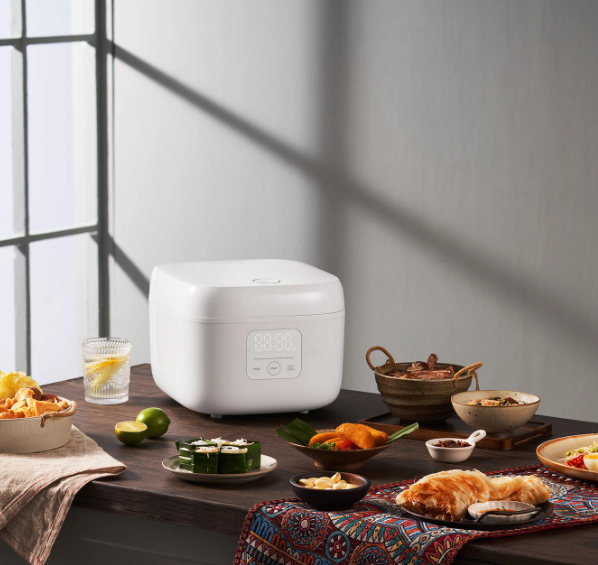 Joyami JFB02M Slimme Rijstkoker - Wit - 4L - RVS, 890W