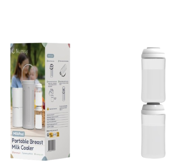 Numsy MilkPod Cooling Tubes - Babyfles Koeler - incl. 2x 350 ml Flessen