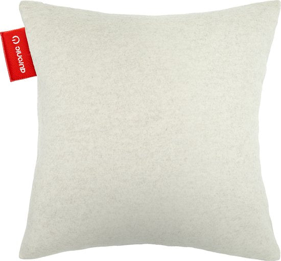 Auronic Warmtekussen - Classic - 45x45 - Draadloos - Oplaadbaar - Elektrisch kussen - Infrarood - Taupe