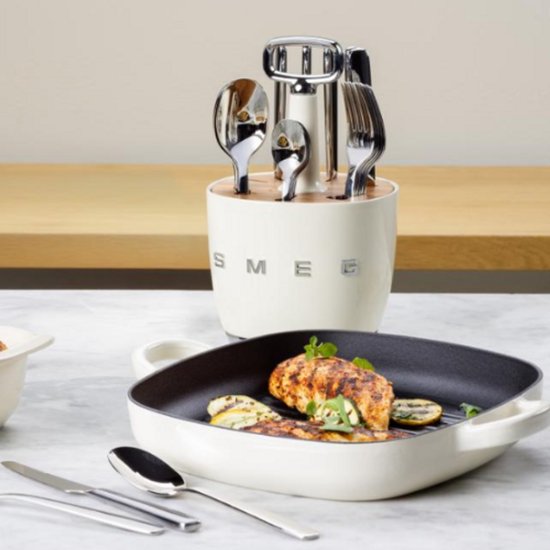 Smeg - Bestekhouder - Crème - Geschikt voor 6 personen