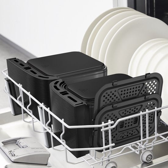 Tefal Easy Fry Dual XXL EY9428 - Dubbele Airfryer XXL - 11L - Lades 6.5L & 4.5L - 7 Programma's - Voor 8-10 Personen