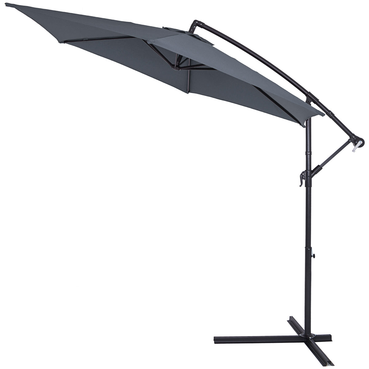 Kingsleeve Parasol - Ø330cm UV-Bescherming 50+ Slinger - Antraciet
