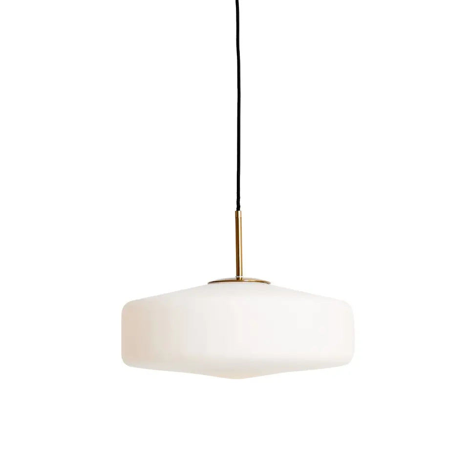 Light & Living Hanglamp Pleat Wit – Ø 40 cm – Moderne Glazen Lamp Voor Woonkamer En Hal – Industriële Stijl – Exclusief Lichtbron – E27 Fitting