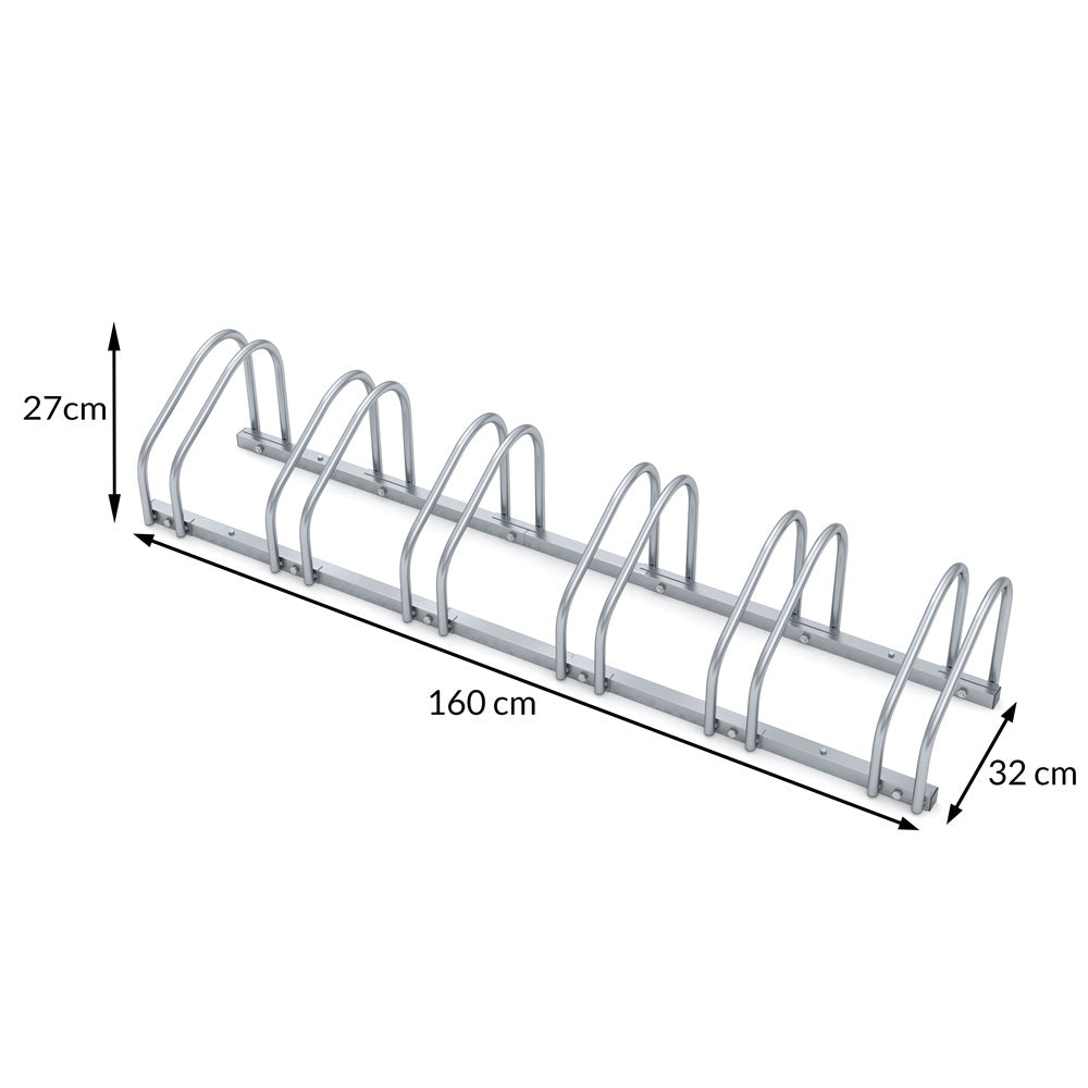 Monza Fietsenrek - Fietsenstalling- voor 6 fietsen - 160x32x27 cm - Metalen fietsenrek