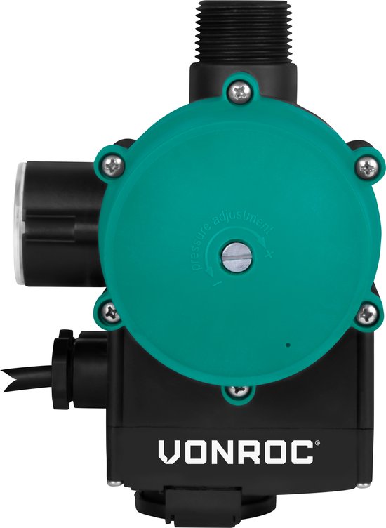 VONROC Drukschakelaar/elektronische drukschakelaar – Plug & Play - Universeel - Max. 1100W