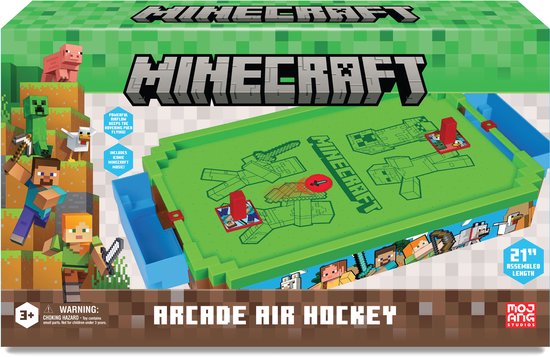 A Ambassador® Minecraft Arcade Air Hockey - Airhockey - Tafelmodel - Gezelschapspel - Het grote speelgoedboek 2025