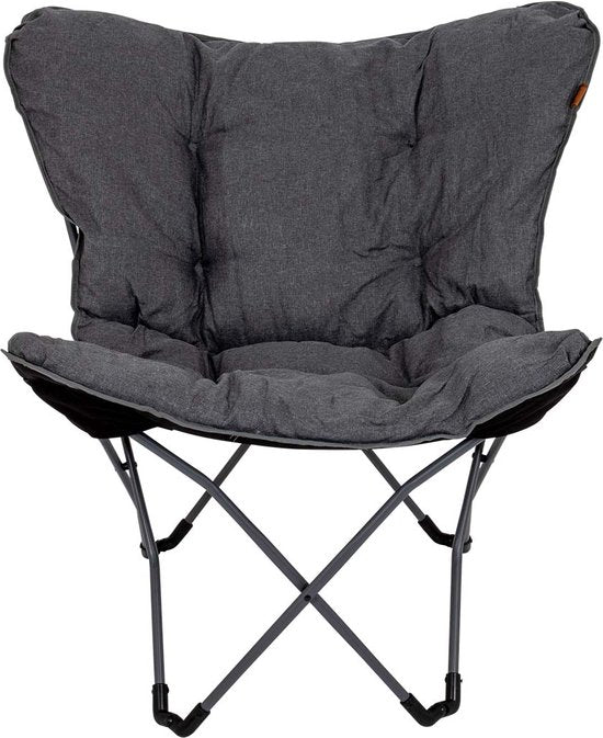 Bo-Camp - Urban Outdoor - Vlinderstoel - Redbrigde - L - Oxford polyester - Grijs