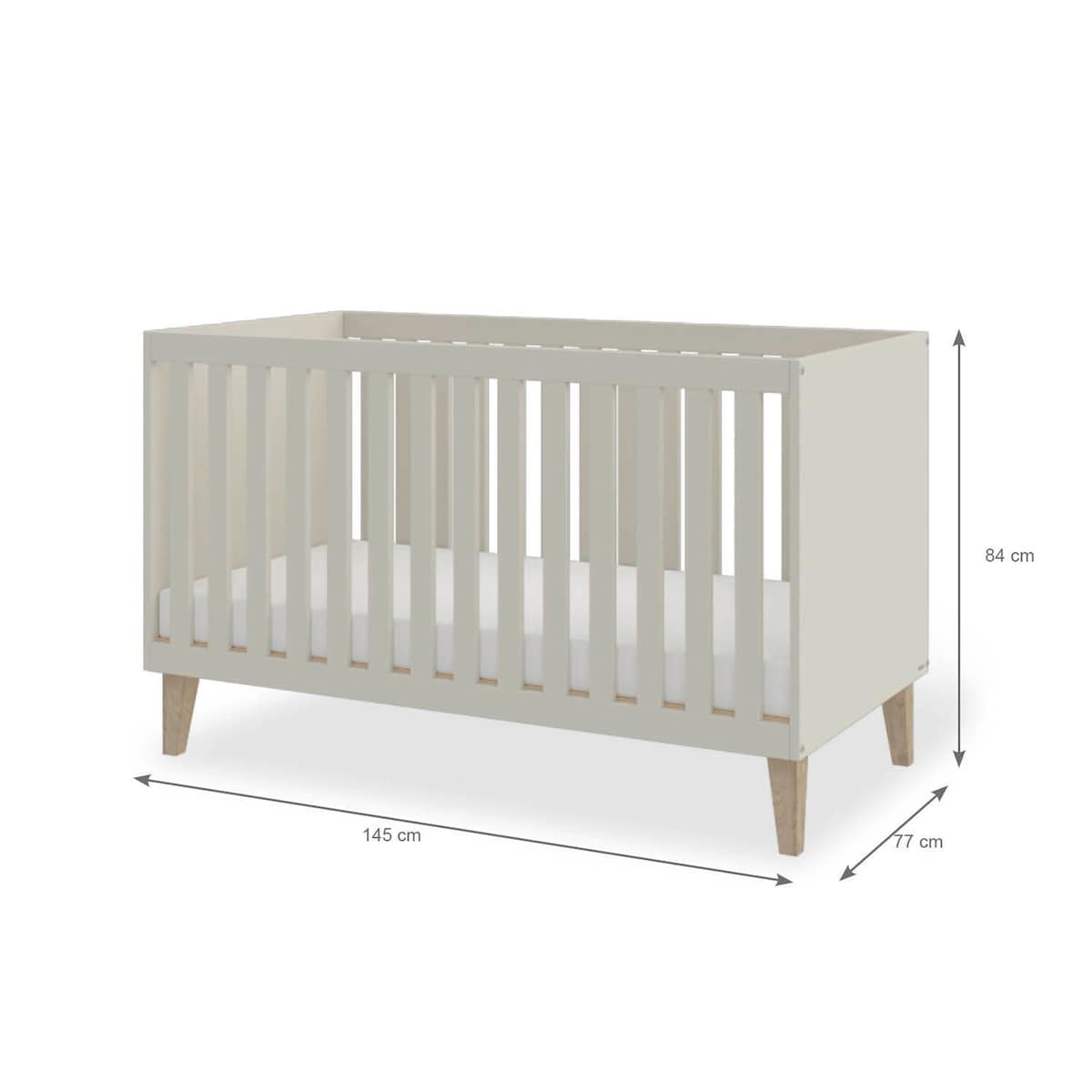 Pinolino Kinderbed Jasper – 70 x 140 cm – Verstelbaar & Meegroeiend
