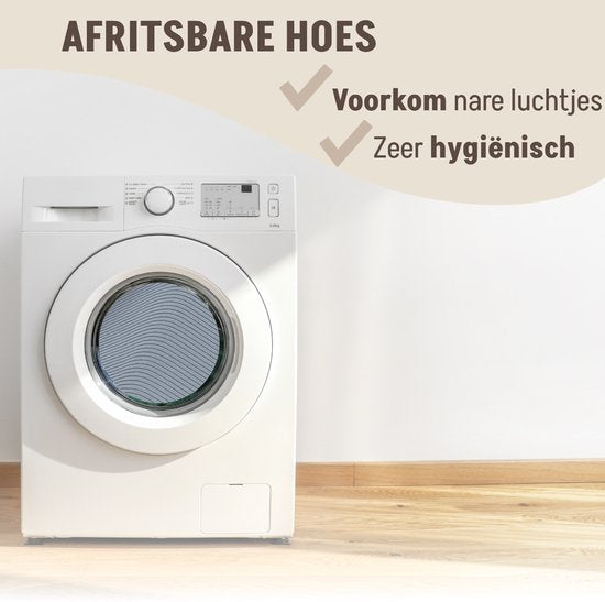 By Cee Cee Origineel Hondendeken Bank – Hondenkleed Bank - Hondenmand - Premium - Volledig Afritsbaar -Ribstof - Donkergrijs - 75x90 - Maat S