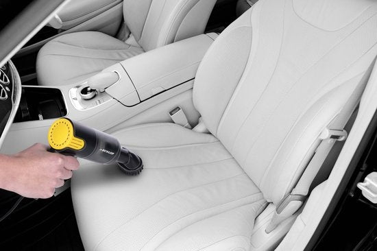 Dunlop Auto Stofzuiger - 12V Aansteker Aansluiting - Nat en Droog - Spleet- en Borstelmondstuk - 3 Meter Kabel - Auto Accessories - Zwart/Geel