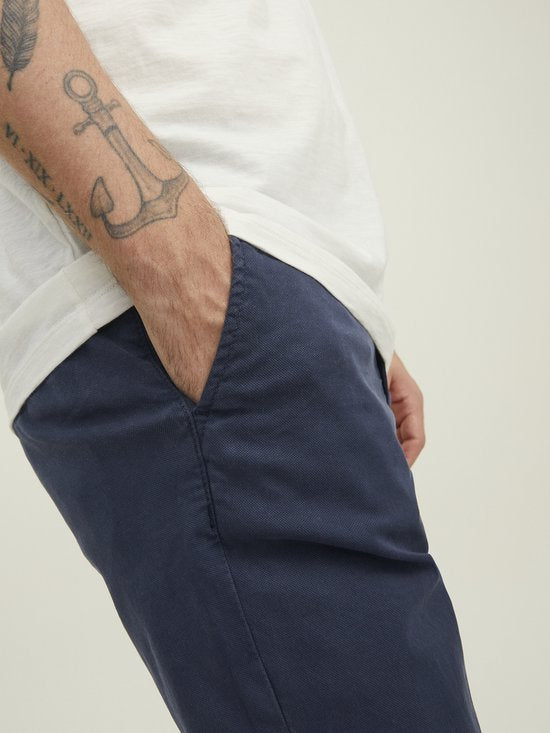 JACK&JONES - JWHFRED - Heren Bermudashorts - Navy - Maat M