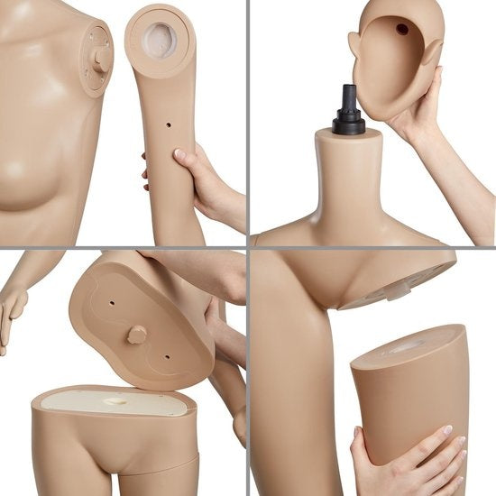 TecTake - etalagepop paspop model "dames"- demonteerbaar - 402663