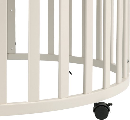 Puck Ronde Box - Oatmeal - Inclusief Matras