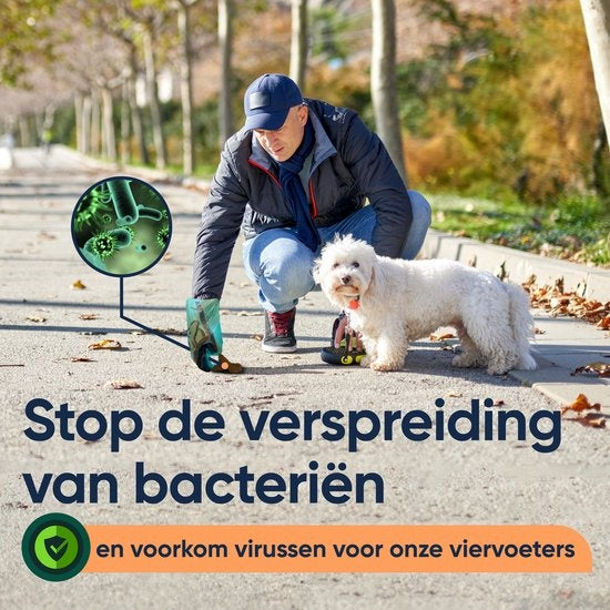 Biologisch Hondenpoepzakjes - 225 stuks - Poepzakjes Hond Afbreekbaar - Poop Bags