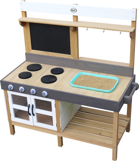 AXI Rosa Zand & Water Speelkeuken Groot - Incl. 17 accessoires - Modder Keuken