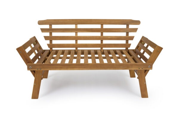 Lifa Garden Tuinbank met Ligfunctie - Incl kussens - 2-Persoons - Max. 220 kg - 130 x 68 x 78 cm - Antraciet