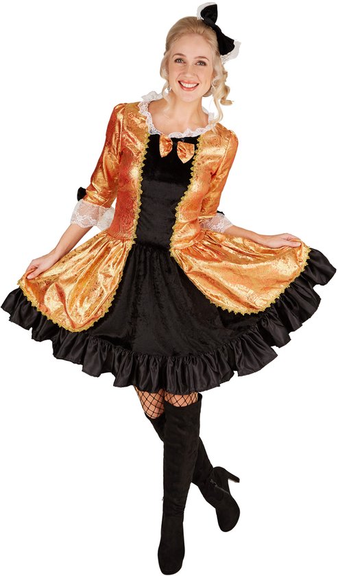 Dressforfun Barokprinses M - verkleedkleding kostuum halloween verkleden feestkleding carnavalskleding carnaval feestkledij partykleding - 301385