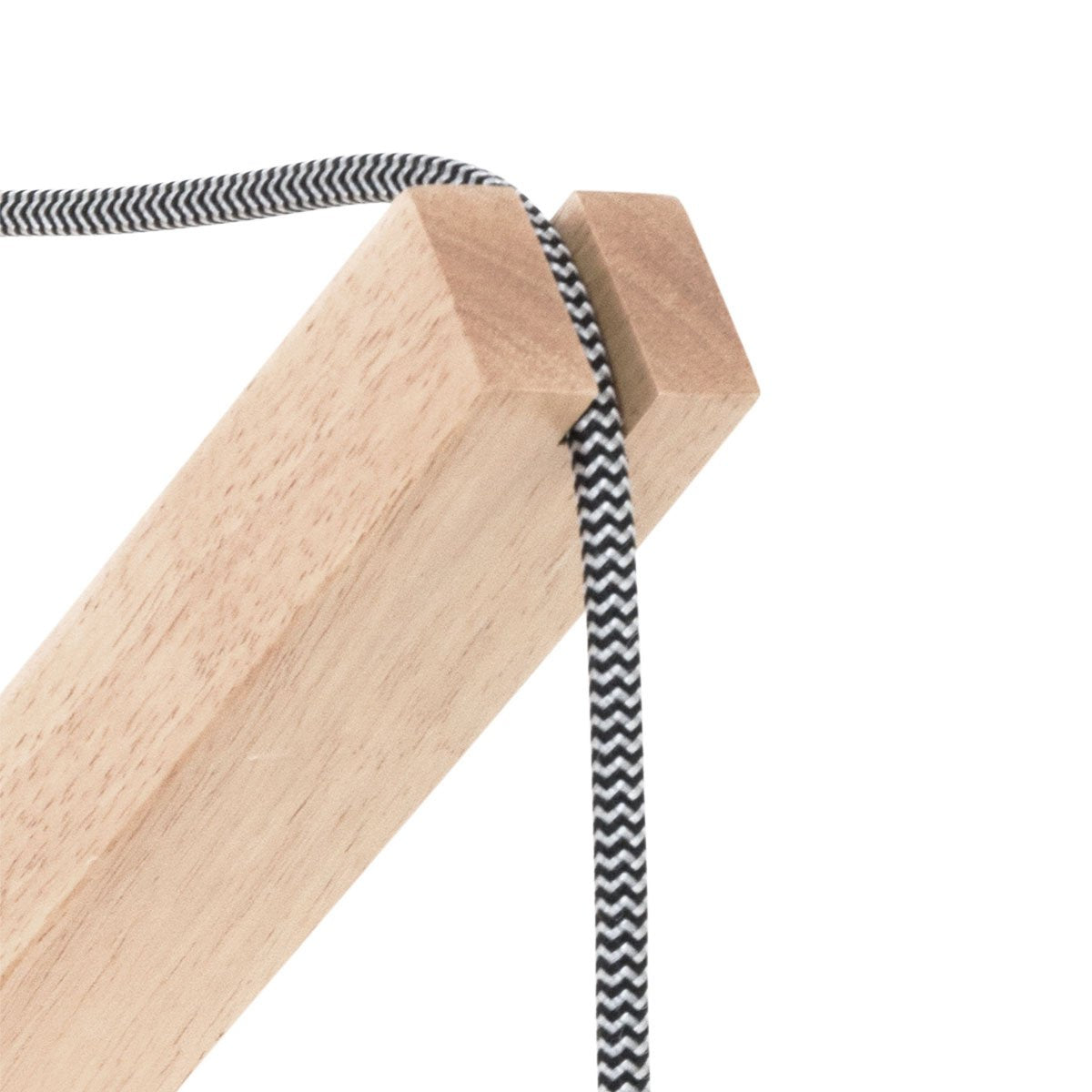 Wandlamp Mexlite Dion 7787BE bruin hout 30x28 cm met aan/uit schakelaar voor binnen Scandi-stijl