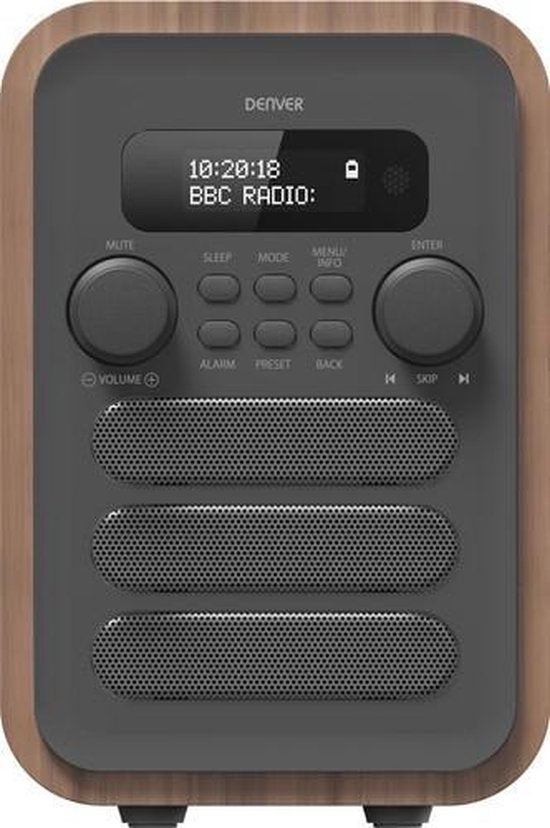 DENVER RADIO DAB-49 GRIJS