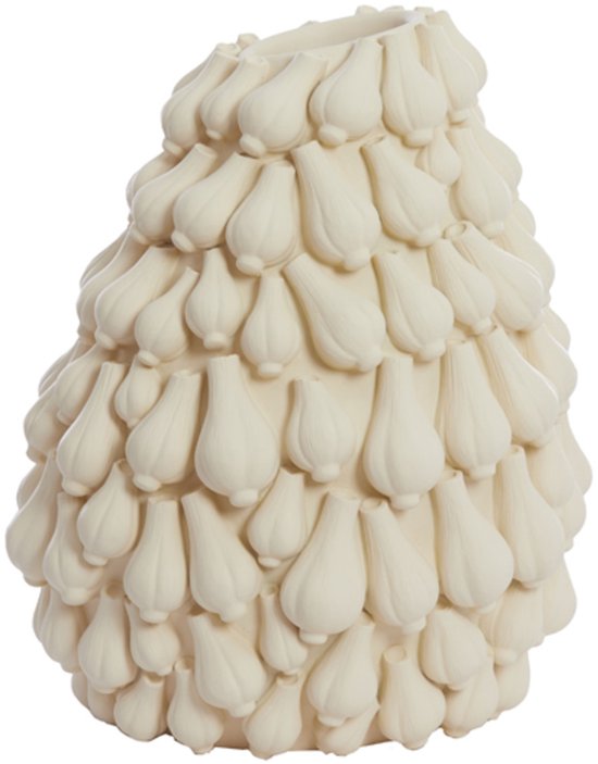 Light & Living Vaas Garlic 47cm - Crème