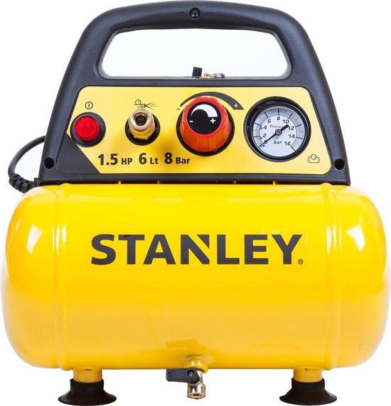 STANLEY DN200/8/6 Luchtcompressor 8 bar Olievrij