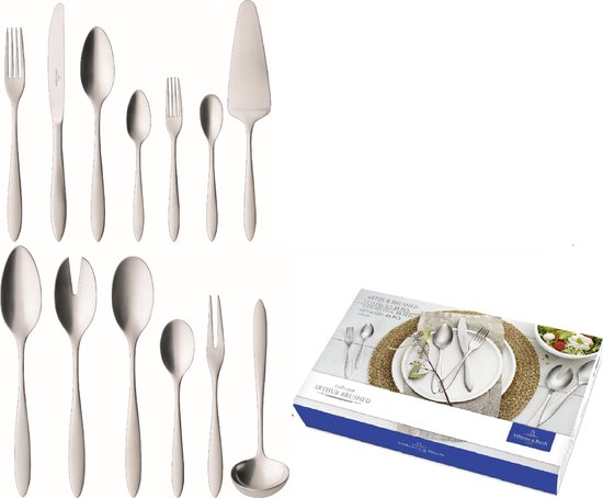Villeroy & Boch Arthur Bestekset - 68 delig - Geborsteld RVS