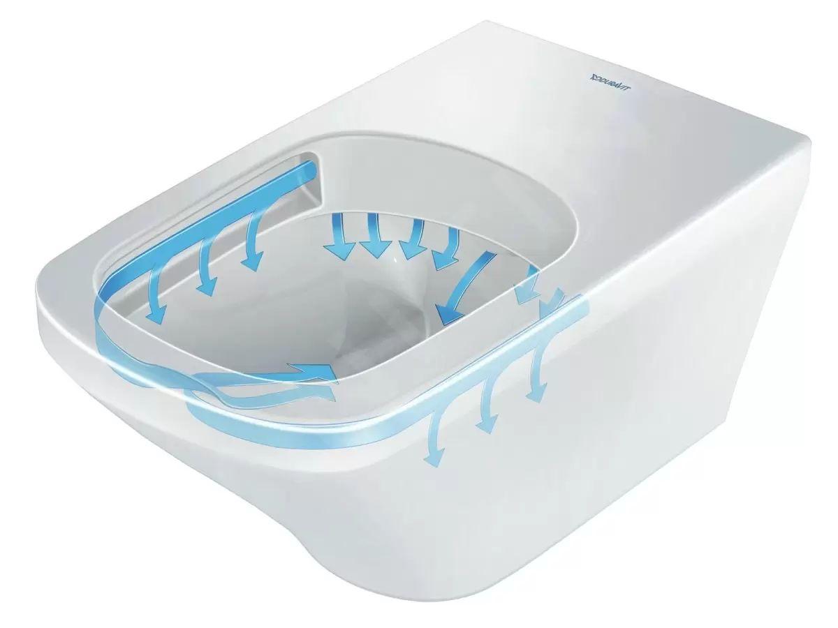 Duravit Rimless Design Toilet - SoftClose Zitting - Hangend WC-Pack