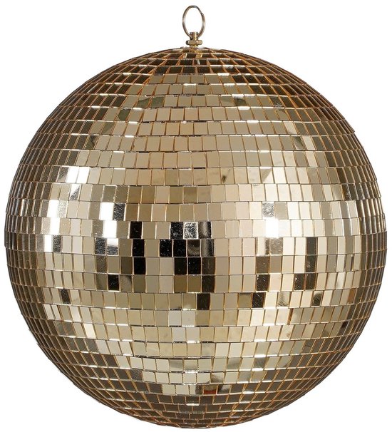 Mica Decorations Kerst Discobal - Ø30 cm - Champagne