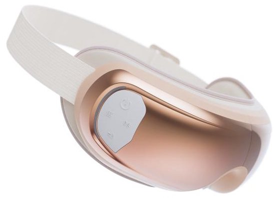RENPHO Eyeris 3 Oogmassager - Voor rondom ogen en slapen - Warmtefunctie en verkoelende optie - Met voice control en bluetooth - Verschillende intensiteiten - Rose goud