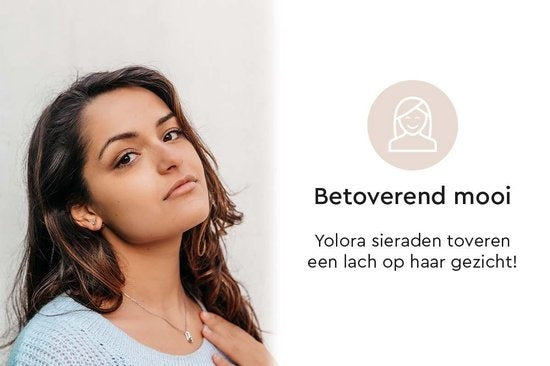Yolora Dames Oorbellen - Ronde Kalpa Camaka Kristallen - Zilverkleurig - 18K Witgoud Verguld - Vrouwen Oorknoppen Zilver - Oorknopjes - Sieraden - Luxe Giftbox - Geschenkdoos - Cadeau doos - Exclusieve Geschenkverpakking - Mooie Cadeauverpakking