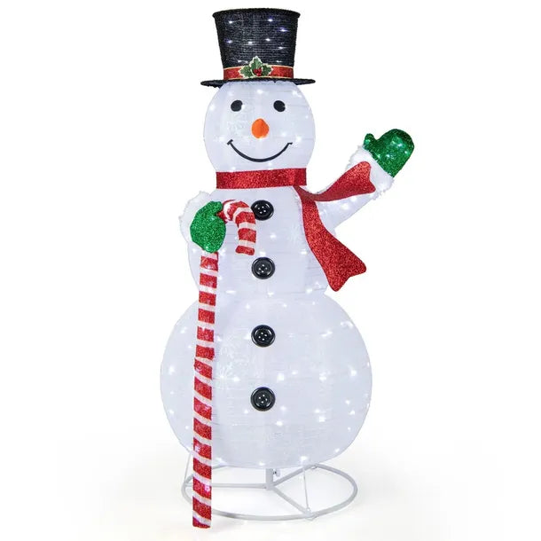 Coast Sneeuwpop - 180 Lampjes - Metaal & Polyester - Weerbestendig - 150cm