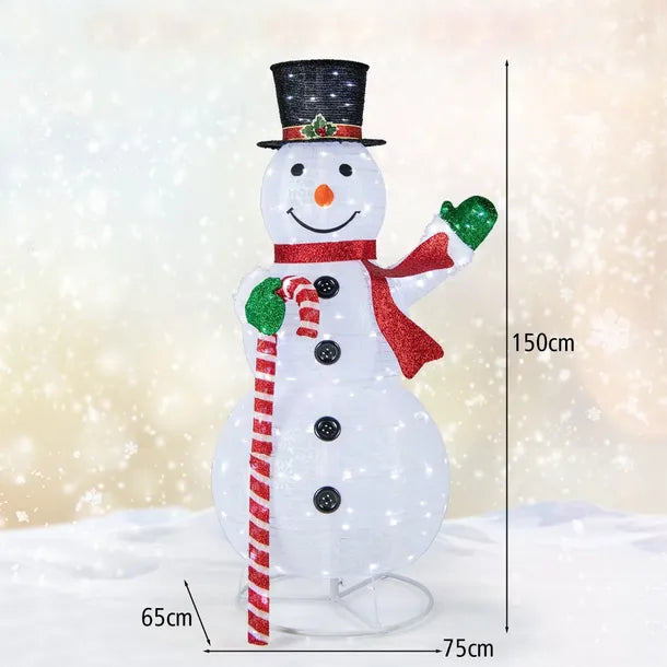 Coast Sneeuwpop - 180 Lampjes - Metaal & Polyester - Weerbestendig - 150cm
