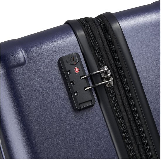 Delsey JH004C 76 cm Vergrootbare Reiskoffer - Blauw