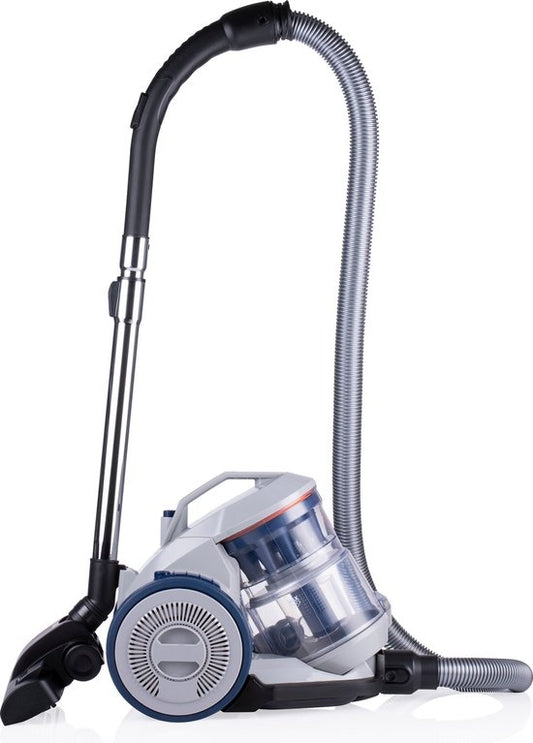 Dirt Devil Stofzuiger zonder Zak DD2501 - HEPA 12 Filter - 3 Opzetstukken - 850W - Grijs/Blauw