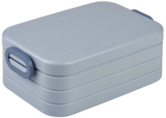 Mepal Bento Lunchbox midi - Broodtrommel - 4 boterhammen - Nordic blue