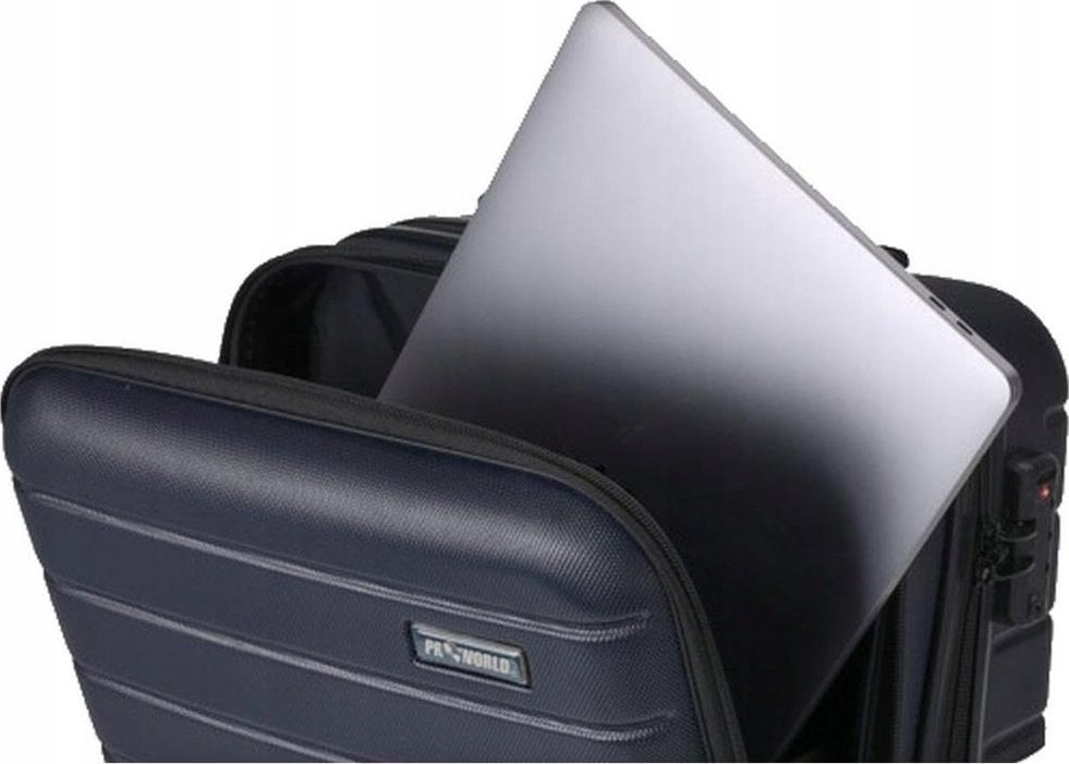 Proworld Handbagagekoffer – 37 liter – 35 x 22 x 55,5 cm – Zwart
