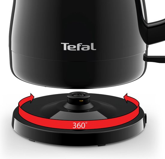 Tefal Delfini Vision KO1538 - Waterkoker - 0,8L - 2400W - Zwart