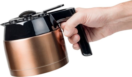 Bestron Koffiezetapparaat filterkoffie 900W - ACM1000CO - 1 L, 8 koppen - Thermoskan - Koper - 5 jaar garantie