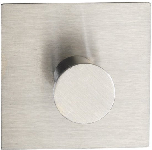 Wenko Wandhaak Zelfklevend Accadia 5,5 X 3 Cm Rvs Zilver