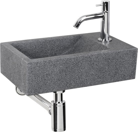 DIFFERNZ CHEOPS FONTEINSET 40X23X1CM GRIJS
