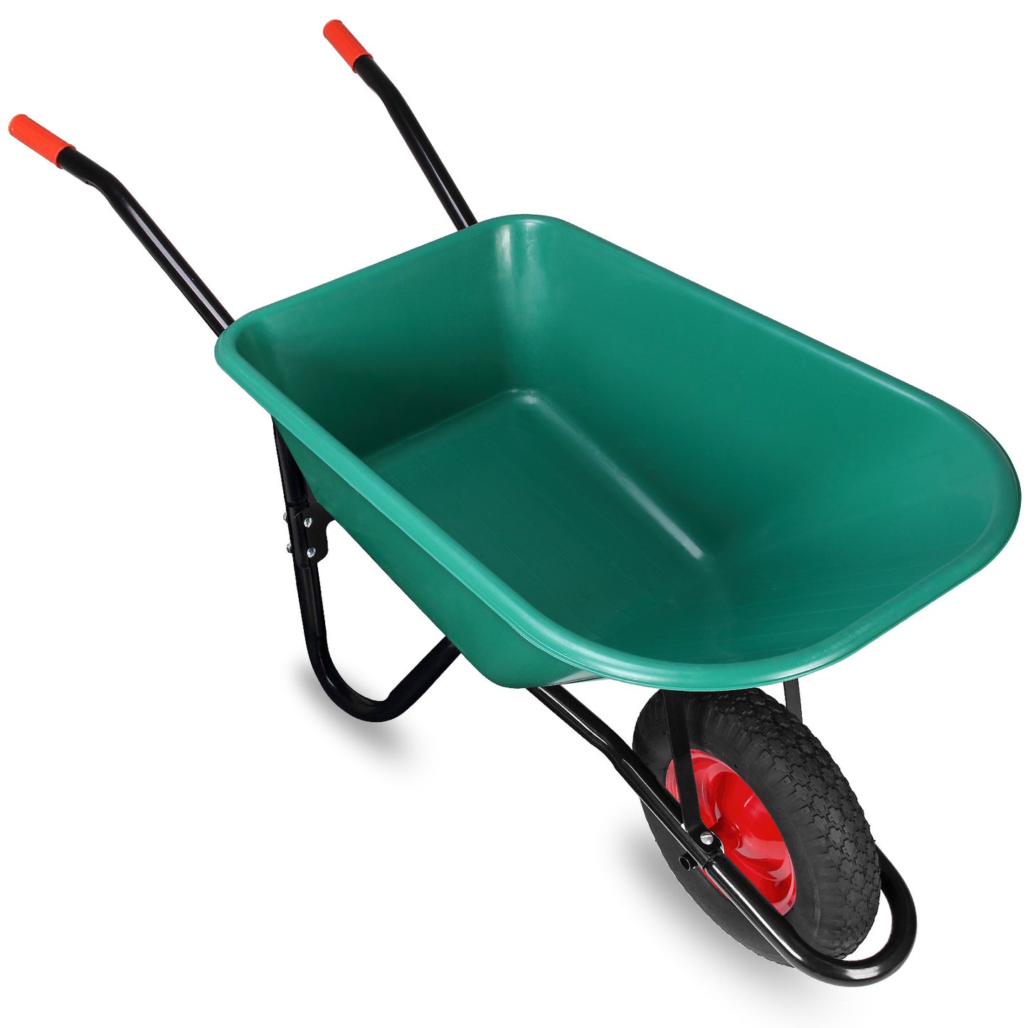 Gardebruk Kruiwagen 100 L - Kunststof Kuip – tot 150KG Groen