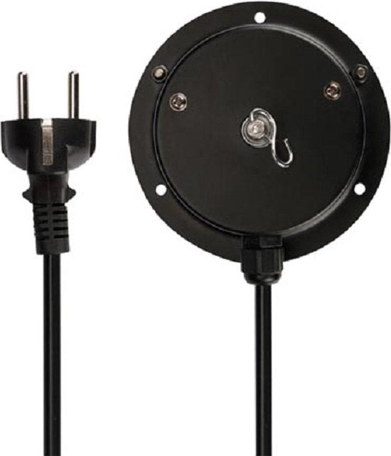HQ-Power Motor voor spiegelbol, 1.8 tot 2.5 tpm, zwart