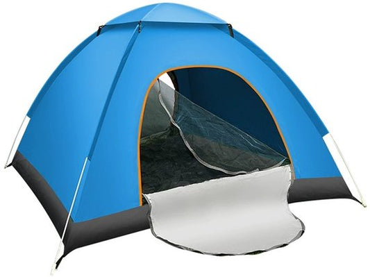 VDD - pop up tent - popup tent - pop up tent 2 persoons - tent - pop up tent 3 persoons - pop up tent waterdicht - 200x200x130 - 2 tot 3 personen - blauw