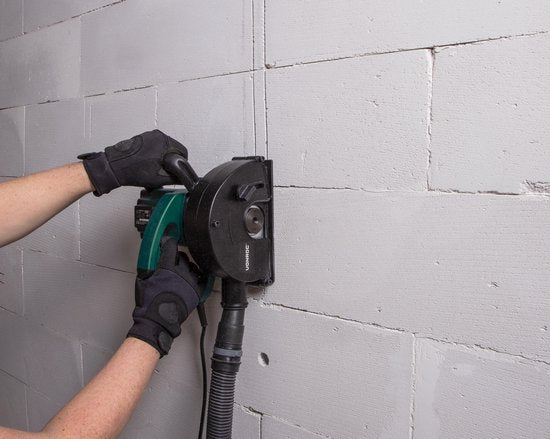 VONROC Muurfrees – max. 29 mm Sleufbreedte – 1700 W – Ø150 mm – Zwart